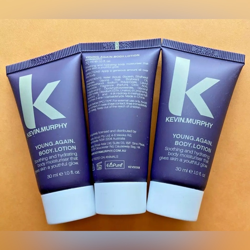 Pack of 3 Kevin Murphy Young Again‎ Body Lotion 1 fl oz each. Sealed